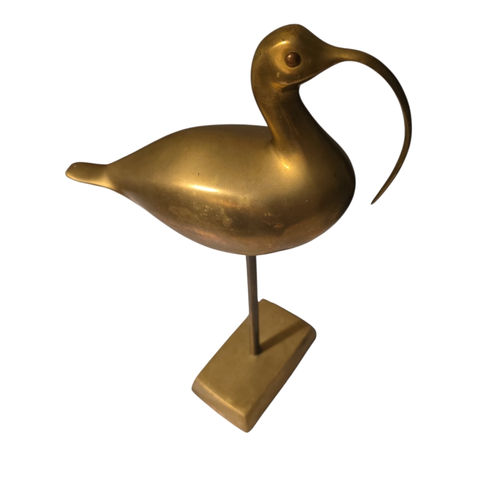 Brass Bird Sculpture- MCM